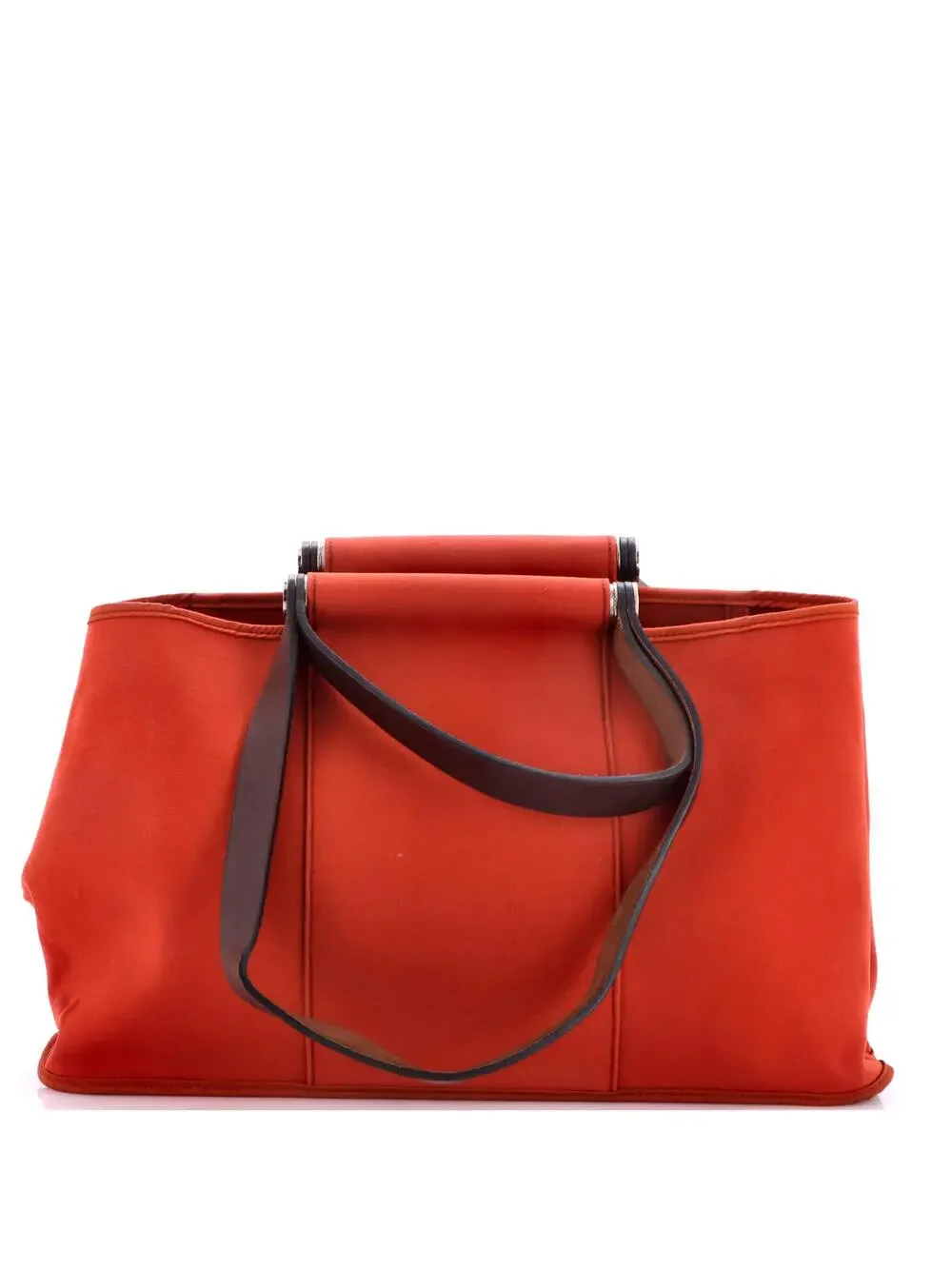 Hermes Cabag Elan Toile And Leather 39 #333510H14B